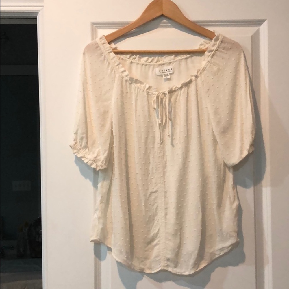 Velvet blouse